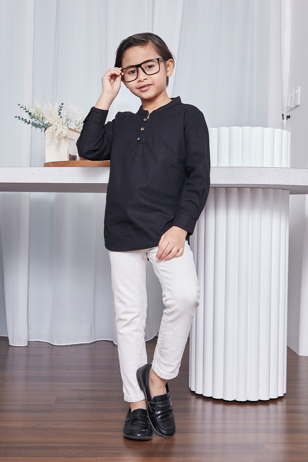 Kurta Fahd Kids - Exclusive Black